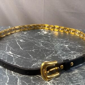 Vintage Milo’s Two Tone Metal Belt Retro